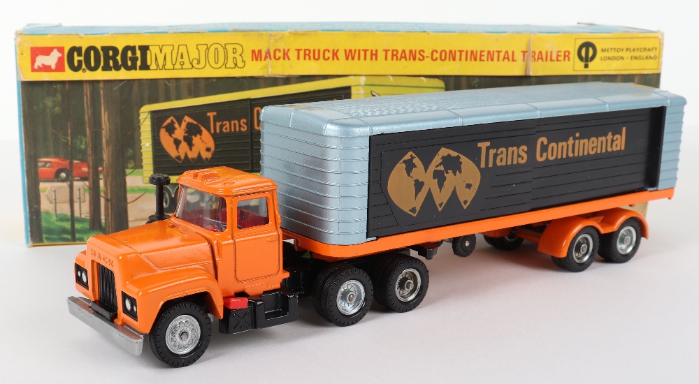 Corgi Major Toys 1100 Mack Truck with Trans Continental Trailer - Image 5 of 5