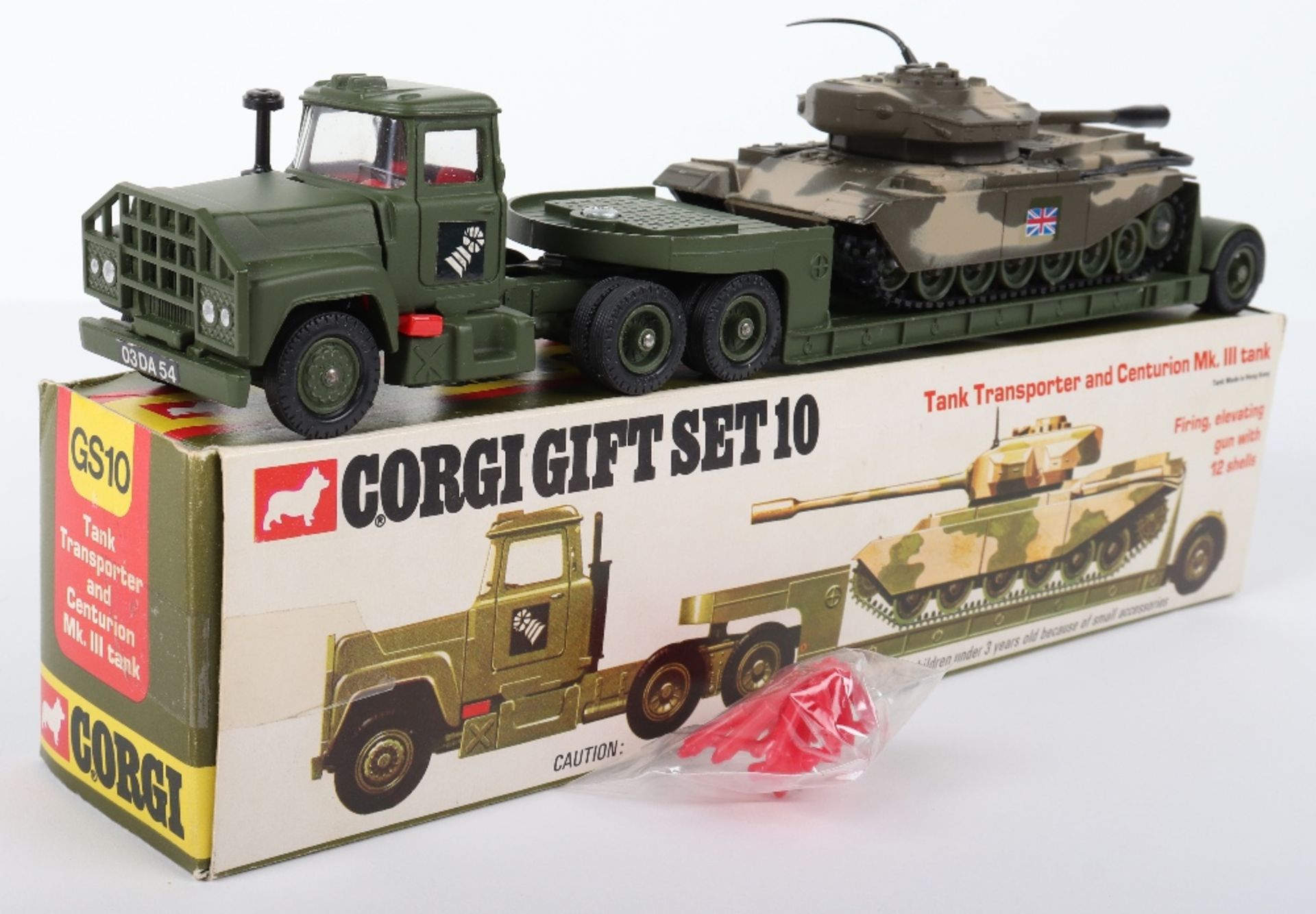 Corgi Toys Gift Set 10 Tank Transporter and Centurion Mk.III Tank - Bild 3 aus 6