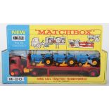 Matchbox Lesney King Size K-20 Ford D800 Tractor Transporter