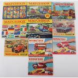 Ten Matchbox Lesney Catalogues