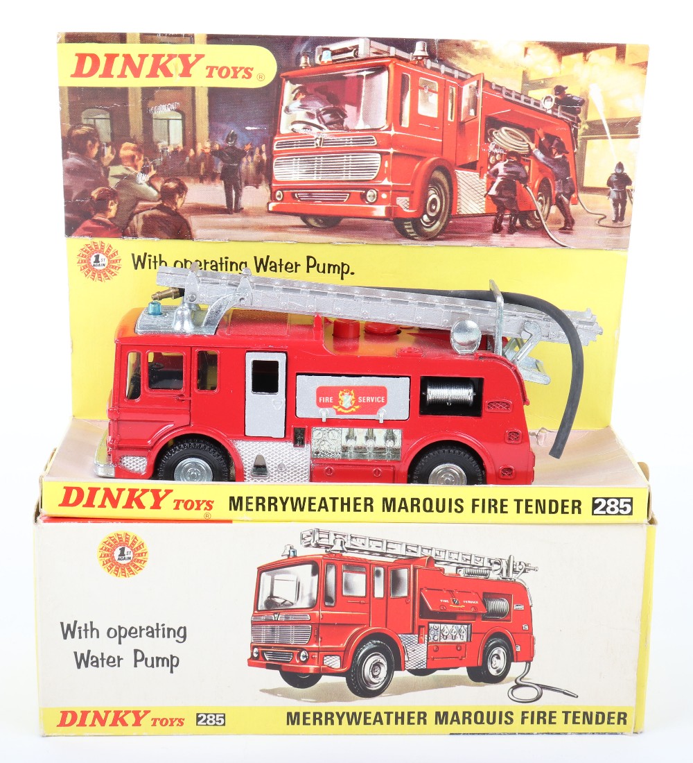 Dinky Toys 285 Merryweather Marquis Fire Tender, with operating water pump