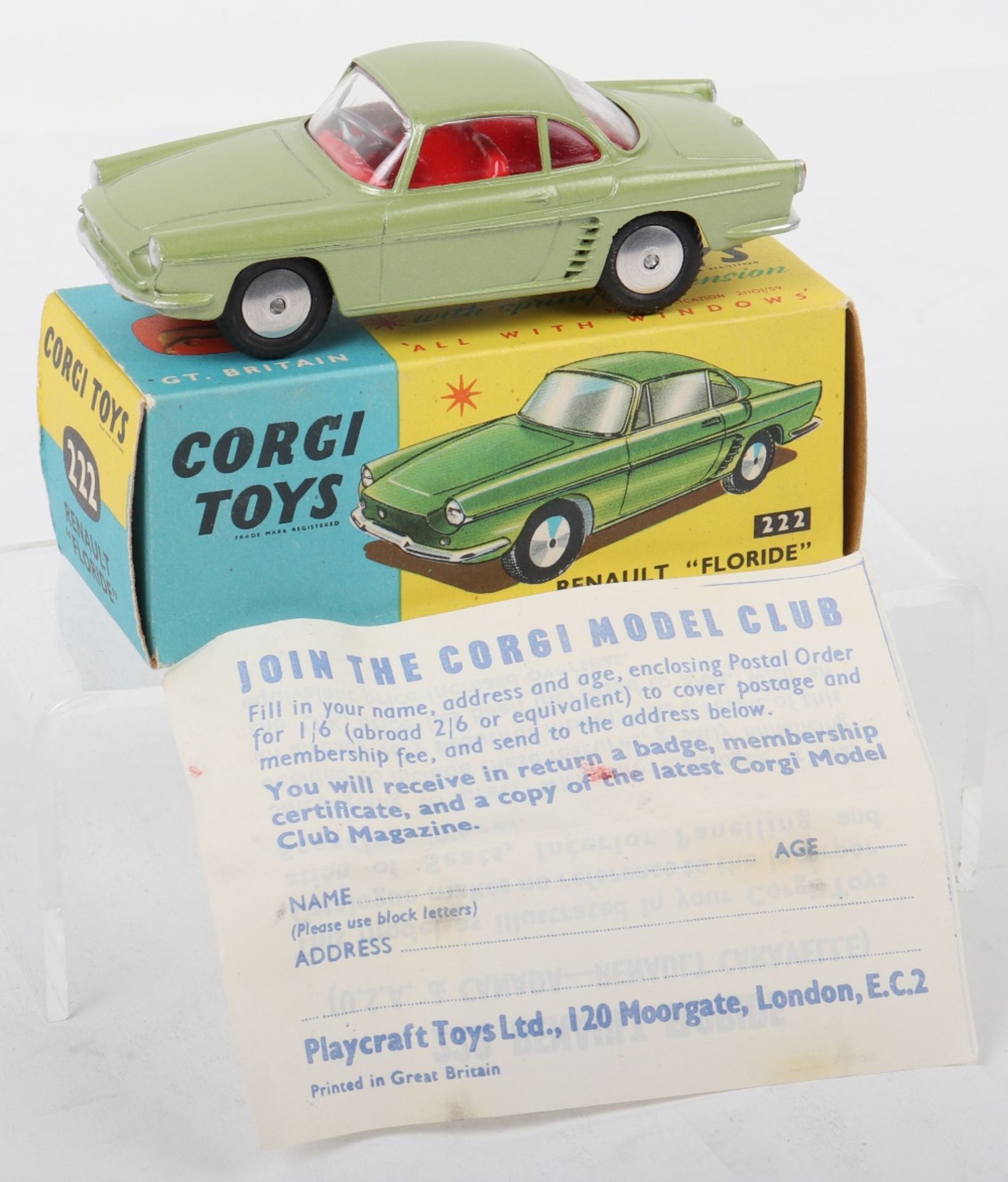 Corgi Toys 222 Renault “Floride” - Image 2 of 6