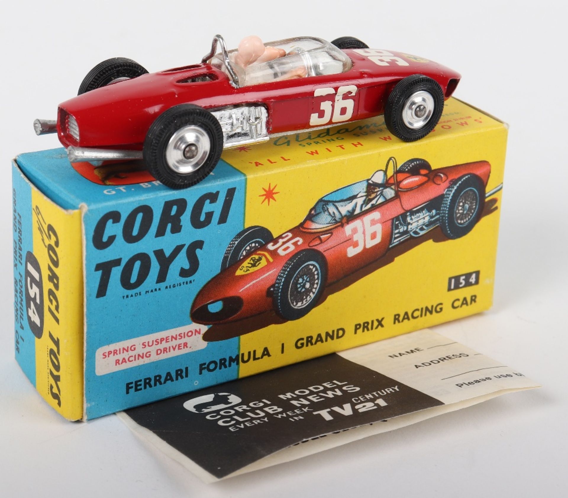 Corgi Toys 154 Ferrari Formula 1 Grand Prix Racing Car - Bild 2 aus 3