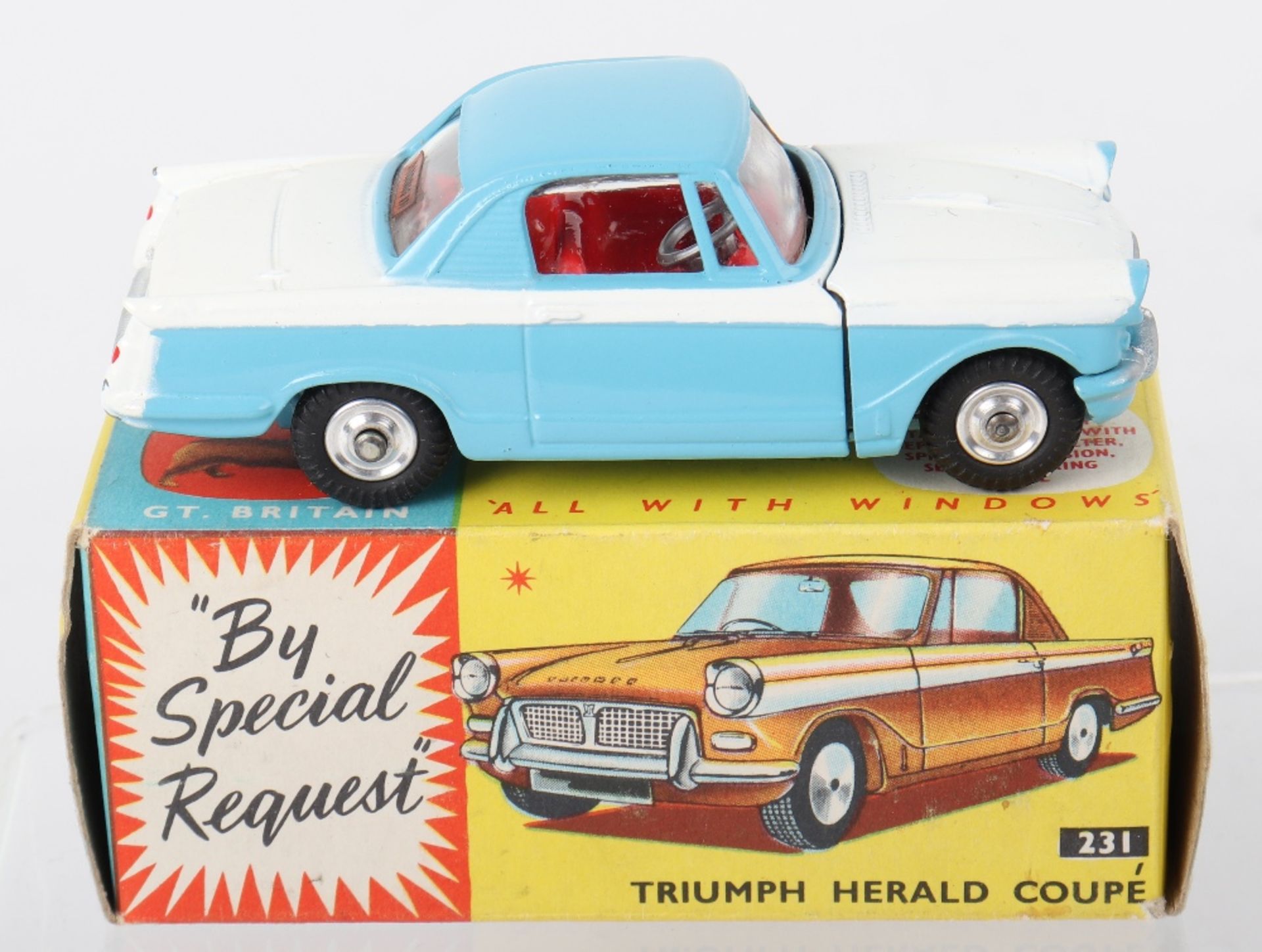 Corgi Toys 231 Triumph Herald Coupé - Image 2 of 5