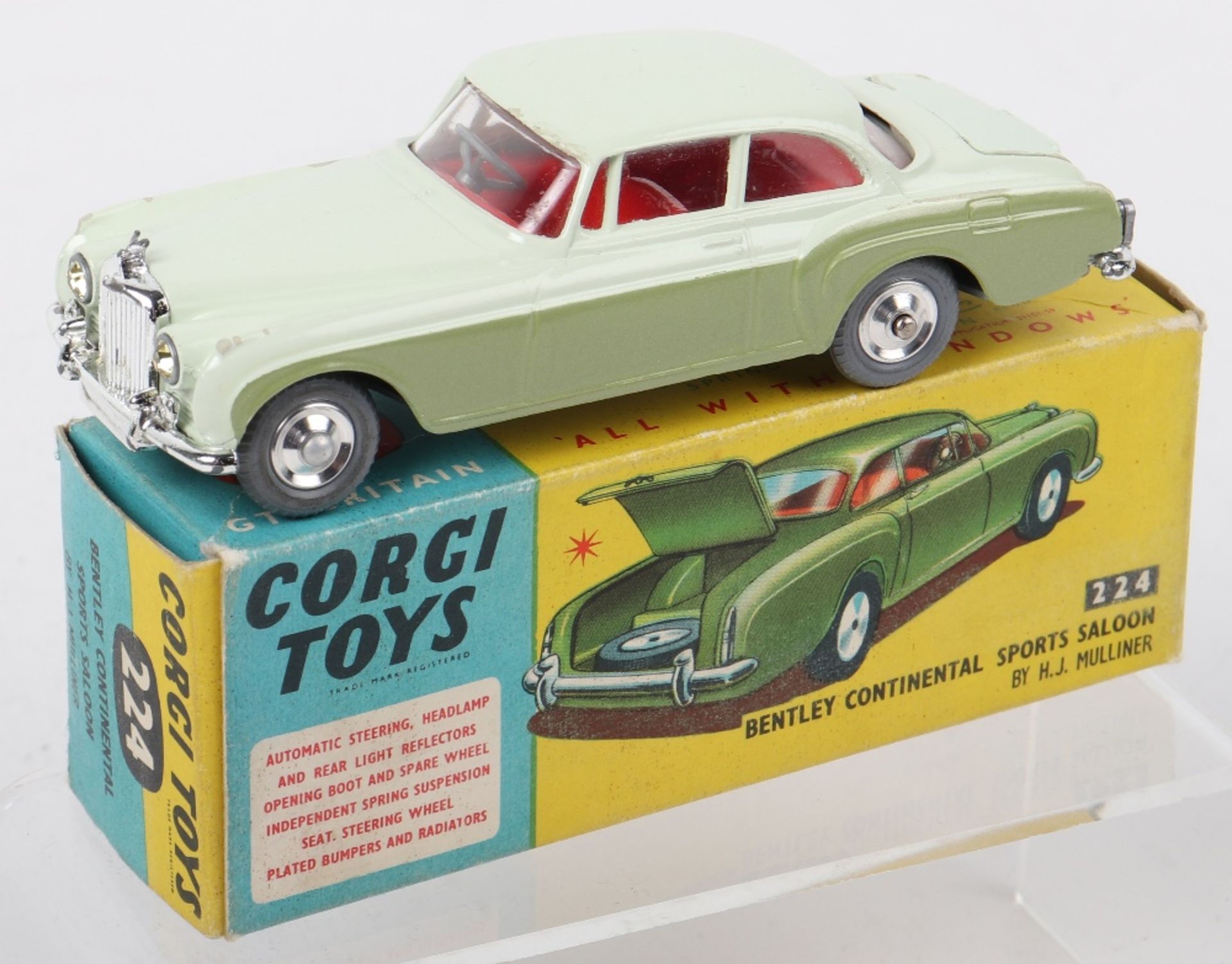 Corgi Toys 224 Bentley Continental Sports Saloon