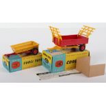 Two Boxed Corgi Toys Farm Trailers