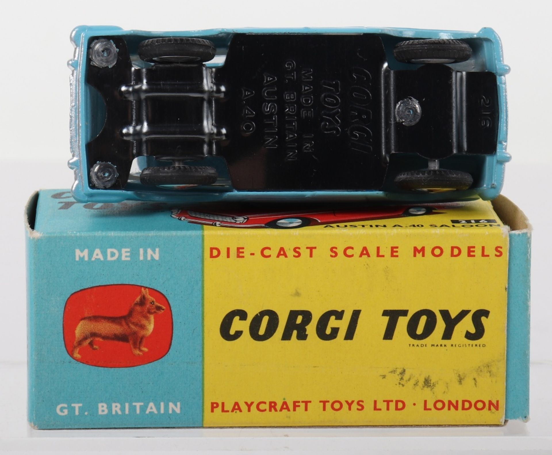 Corgi Toys boxed 216 Austin A.40 Saloon - Bild 3 aus 4