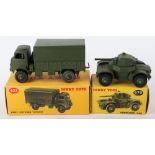 Two Dinky Toys Military Models