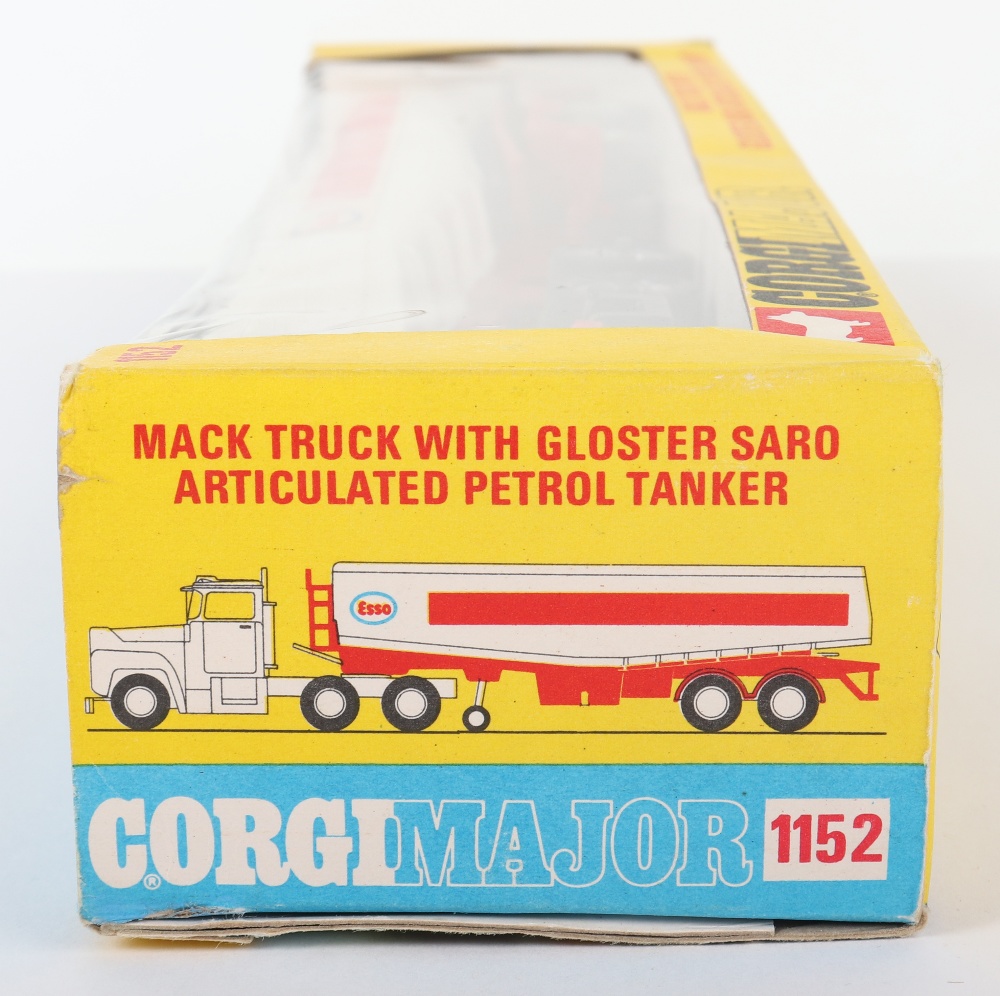 Corgi Major Toys 1152 Mack truck with Gloster Saro Articulated Esso Petrol Tanker - Image 2 of 5