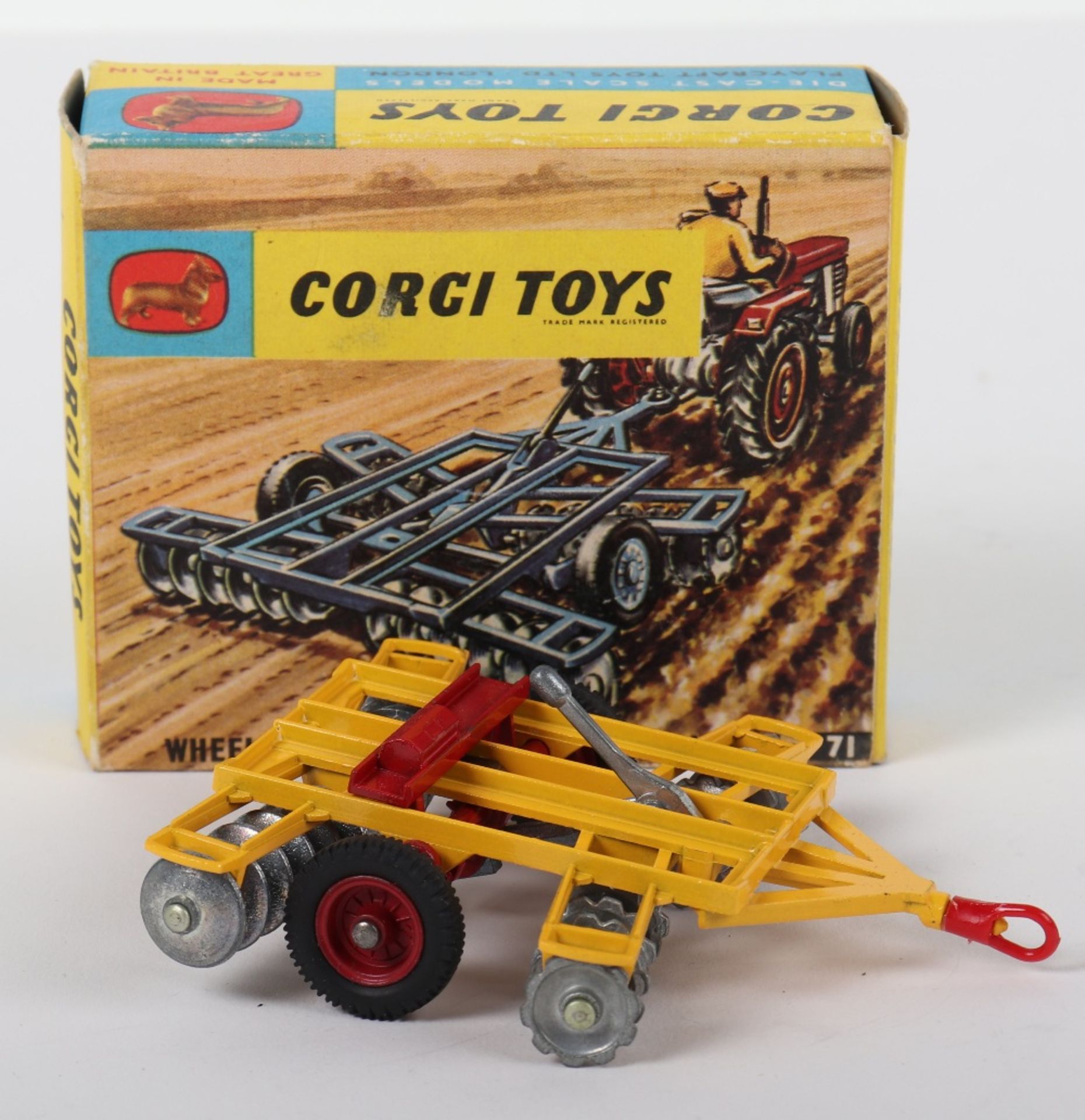 Corgi Toys 71 Wheeled Controlled Tandem Disc Harrow