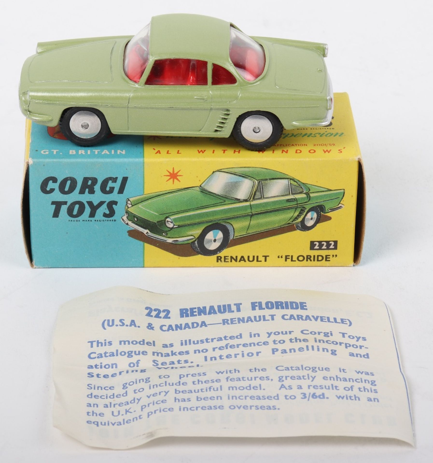 Corgi Toys 222 Renault “Floride”