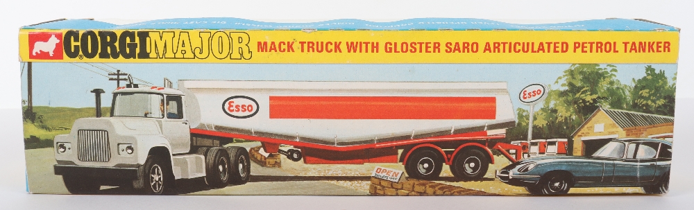 Corgi Major Toys 1152 Mack truck with Gloster Saro Articulated Esso Petrol Tanker - Image 3 of 5