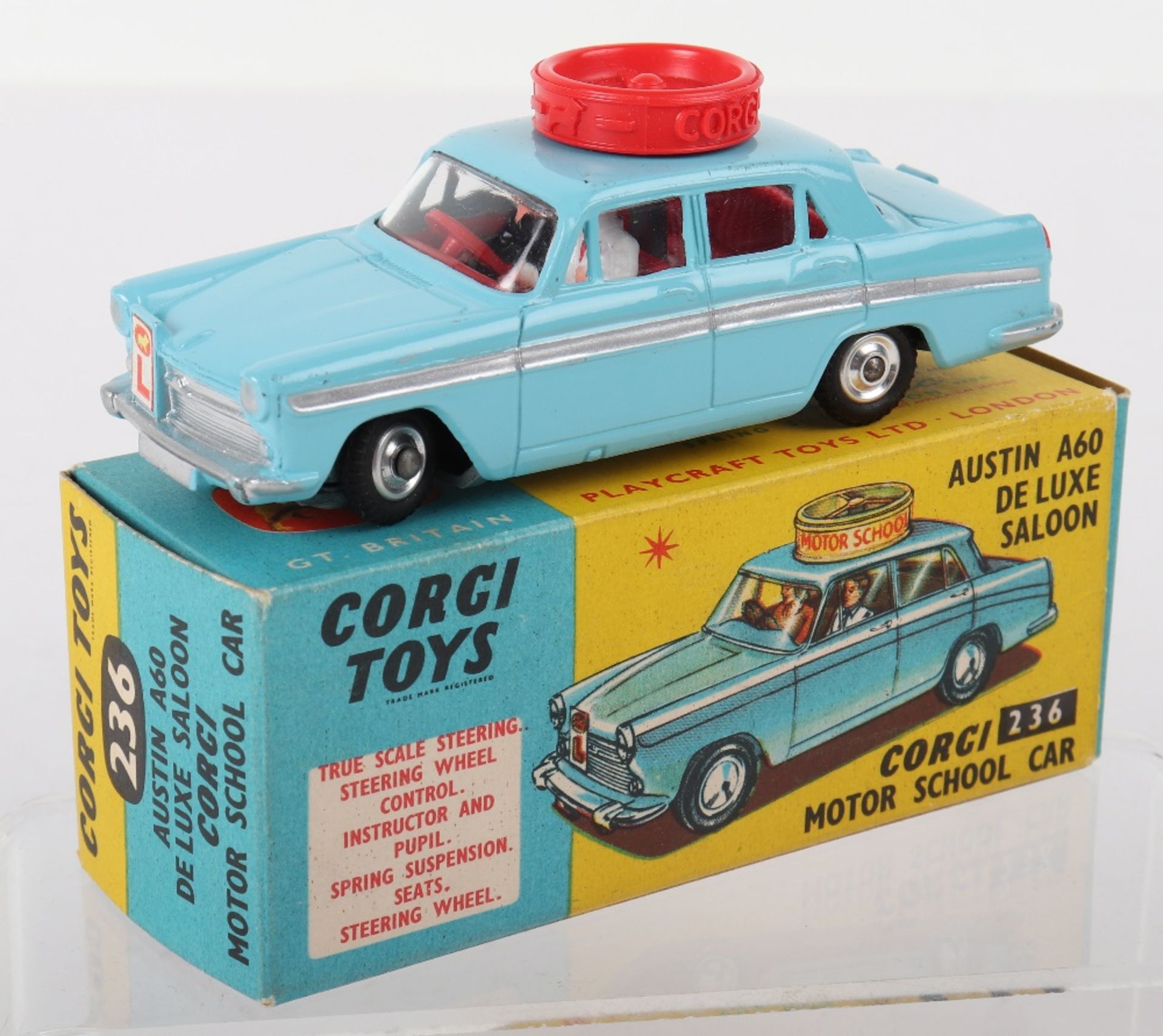 Corgi Toys 236 Austin A60 De Luxe Saloon ‘Corgi’ Motor School Car