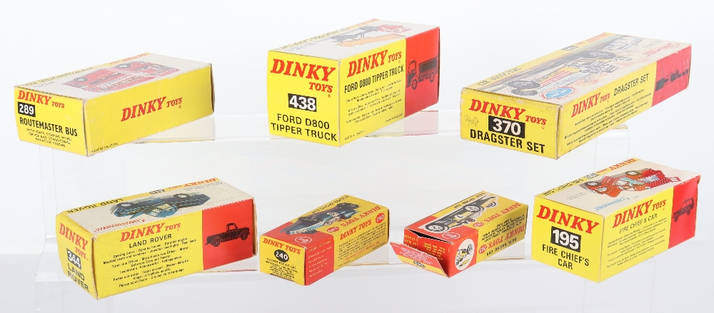 Seven Original Empty Dinky Toys Boxes, - Image 2 of 3