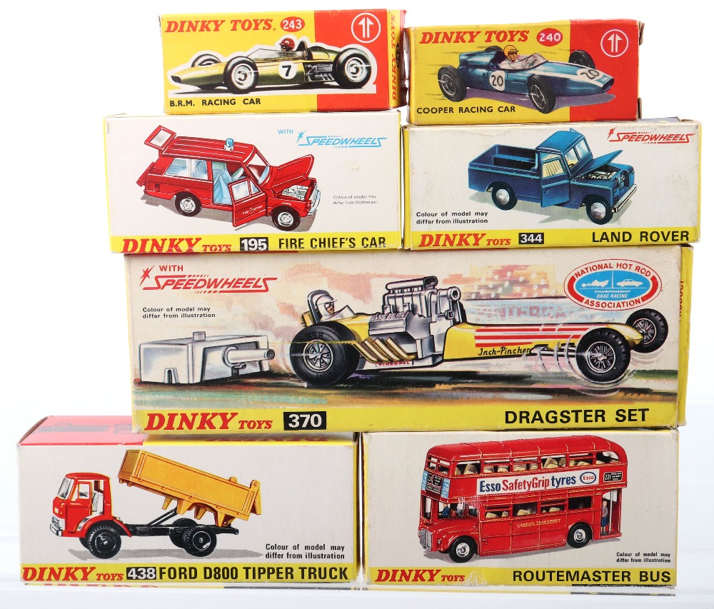 Seven Original Empty Dinky Toys Boxes, - Image 3 of 3