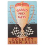 Crescent Toys Grand Prix Cars, Shop card display