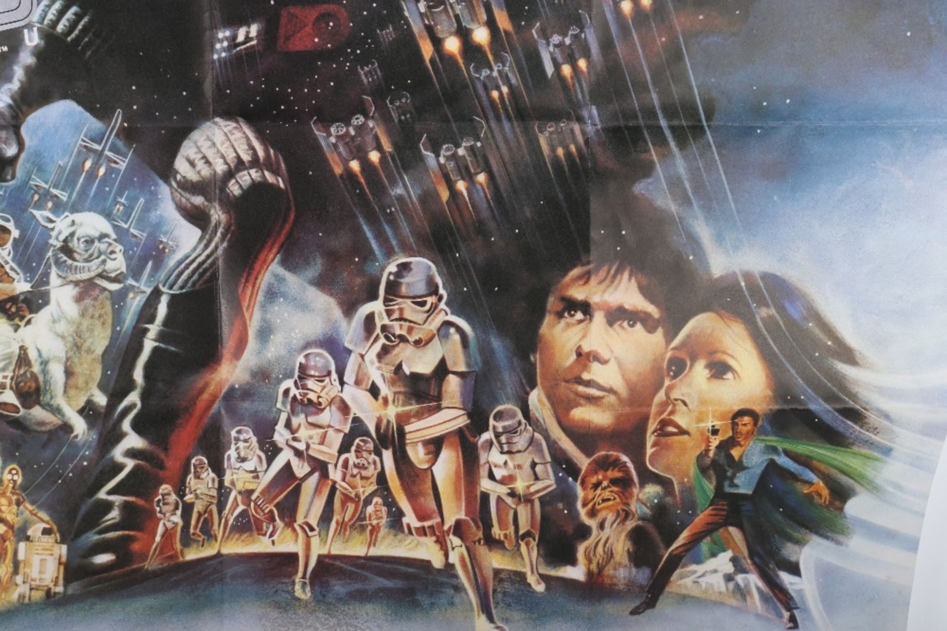 Star Wars The Empire Strikes Back 1980 UK Quad Original Film Poster - Image 7 of 8