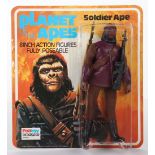 Palitoy Bradgate Division Mego Planet of The Apes Soldier Ape Vintage Original Carded fully poseabl