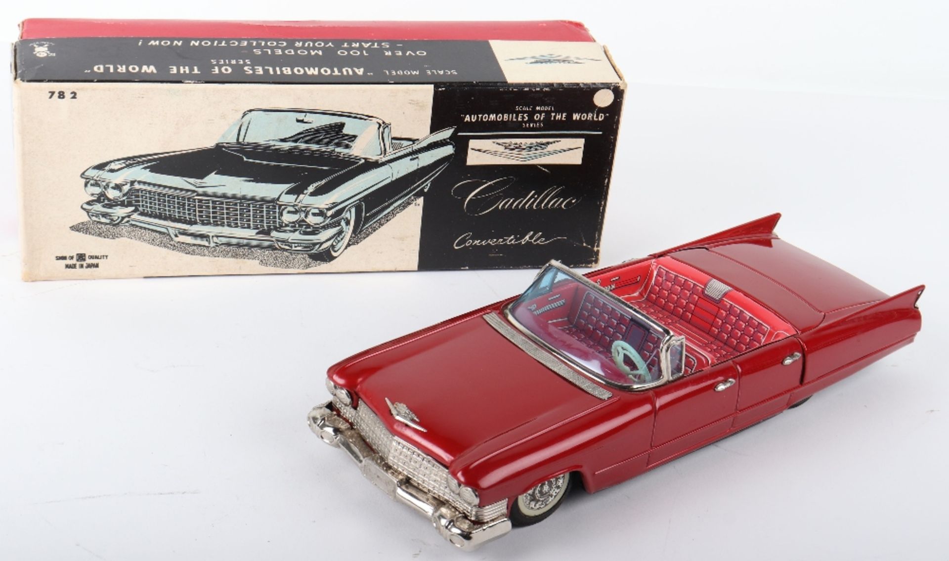 Bandai 782 (Japanese) Automobiles Of The World Rolls Cadillac Convertible