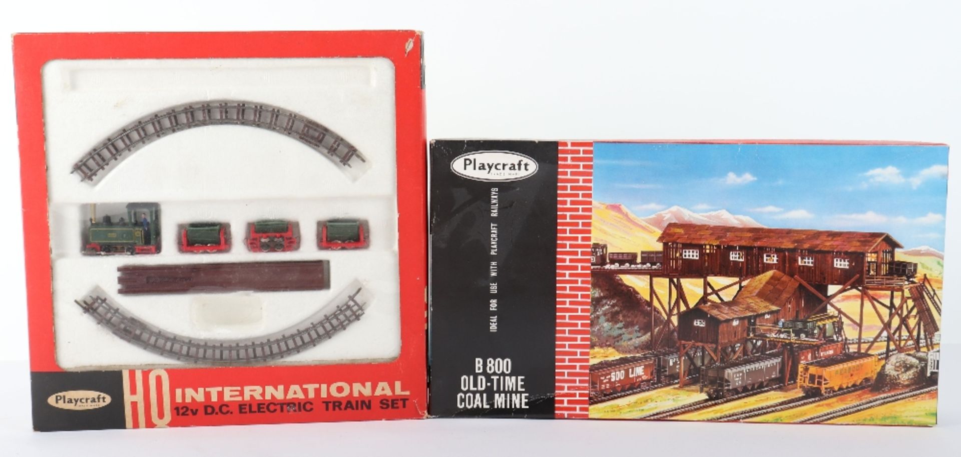 Playcraft HO Miniature narrow gauge train set