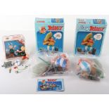 Three Boxed Vintage 1980s Asterix sets