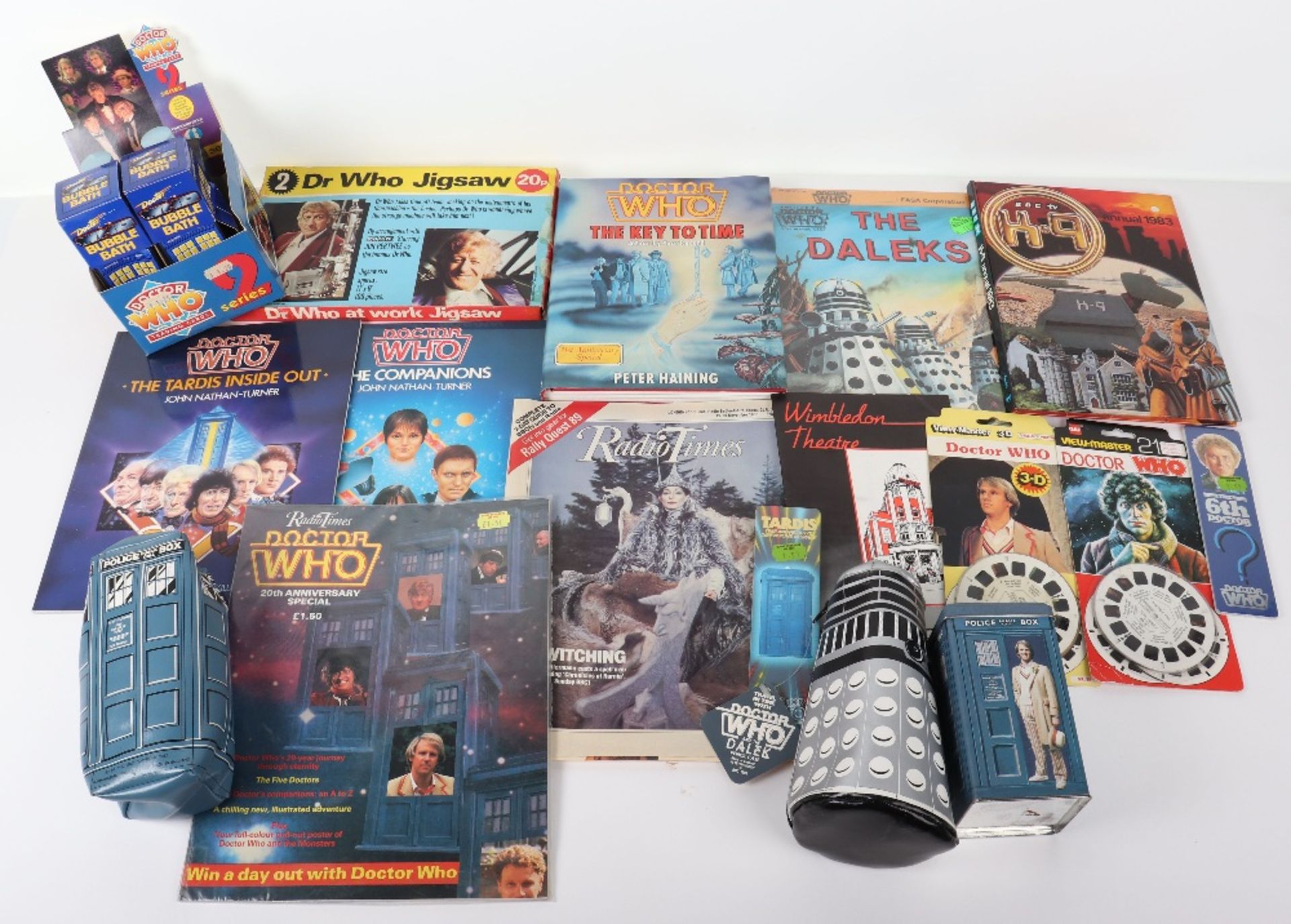 Collection of Doctor Who Ephemera and Merchandise