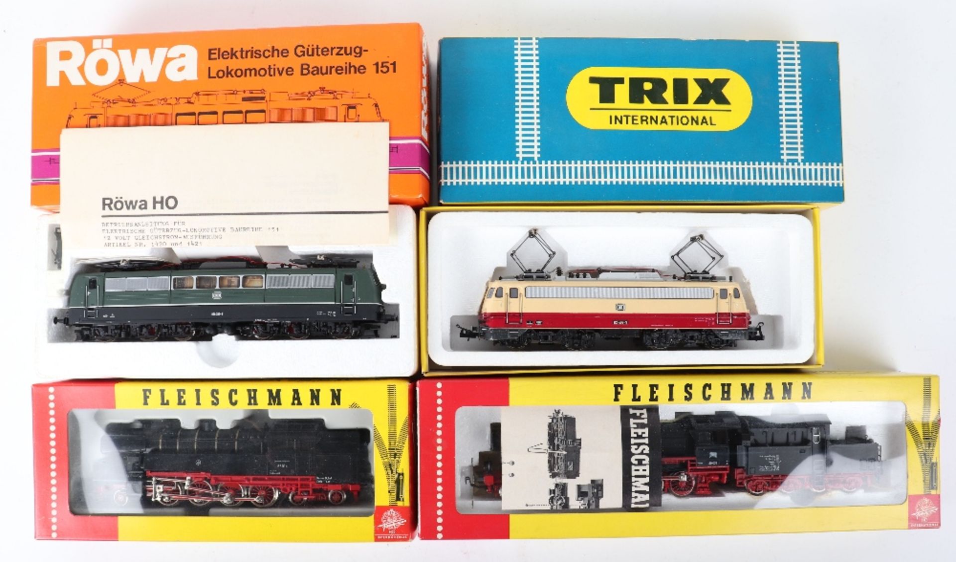 Fleischmann, Trix and Rowa H0 gauge boxed locomotives - Image 2 of 2