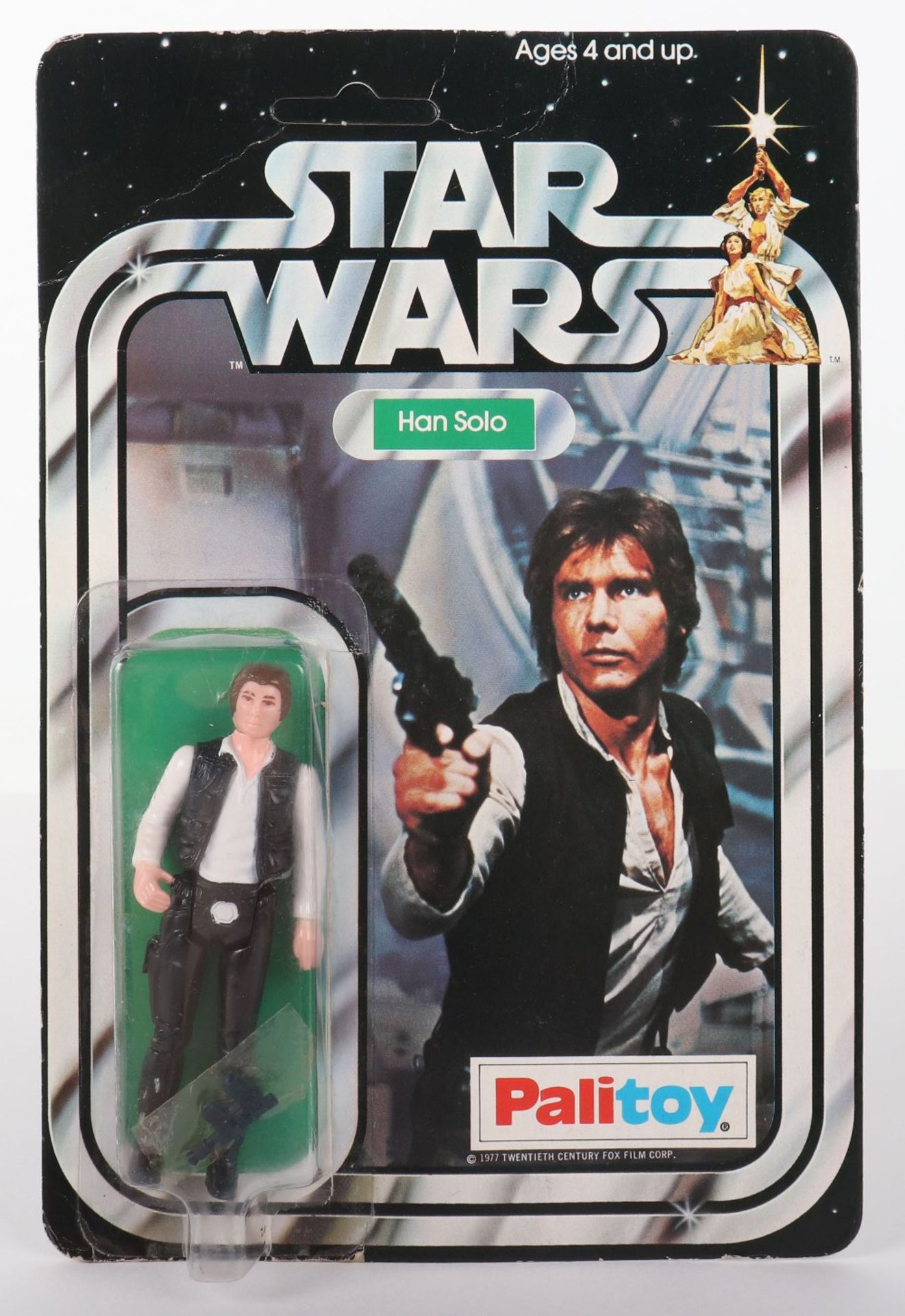 Palitoy Star Wars Han Solo Vintage Original Carded Figure