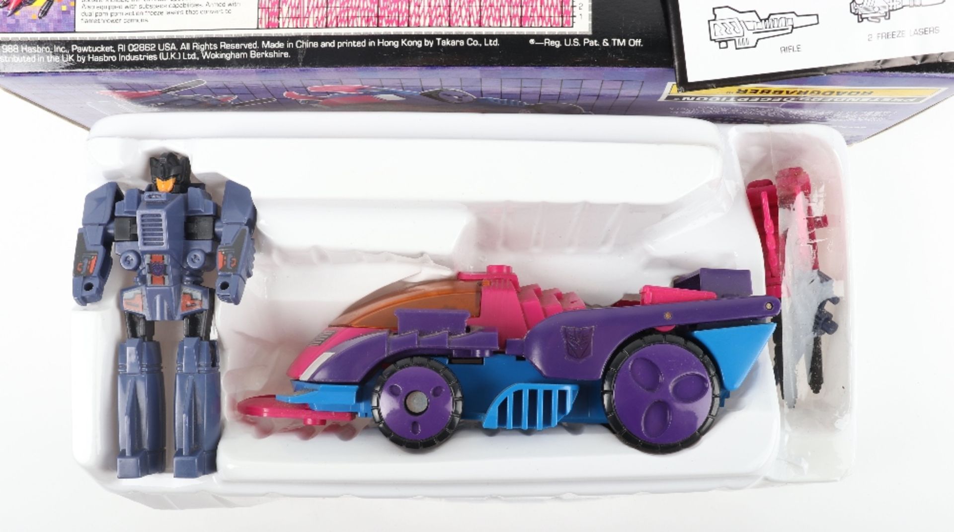 Vintage Hasbro Transformers G1 Pretenders Roadgrabber boxed figure - Bild 7 aus 15