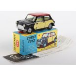 Corgi Toys 249 Mini Cooper With de Luxe Wickerwork