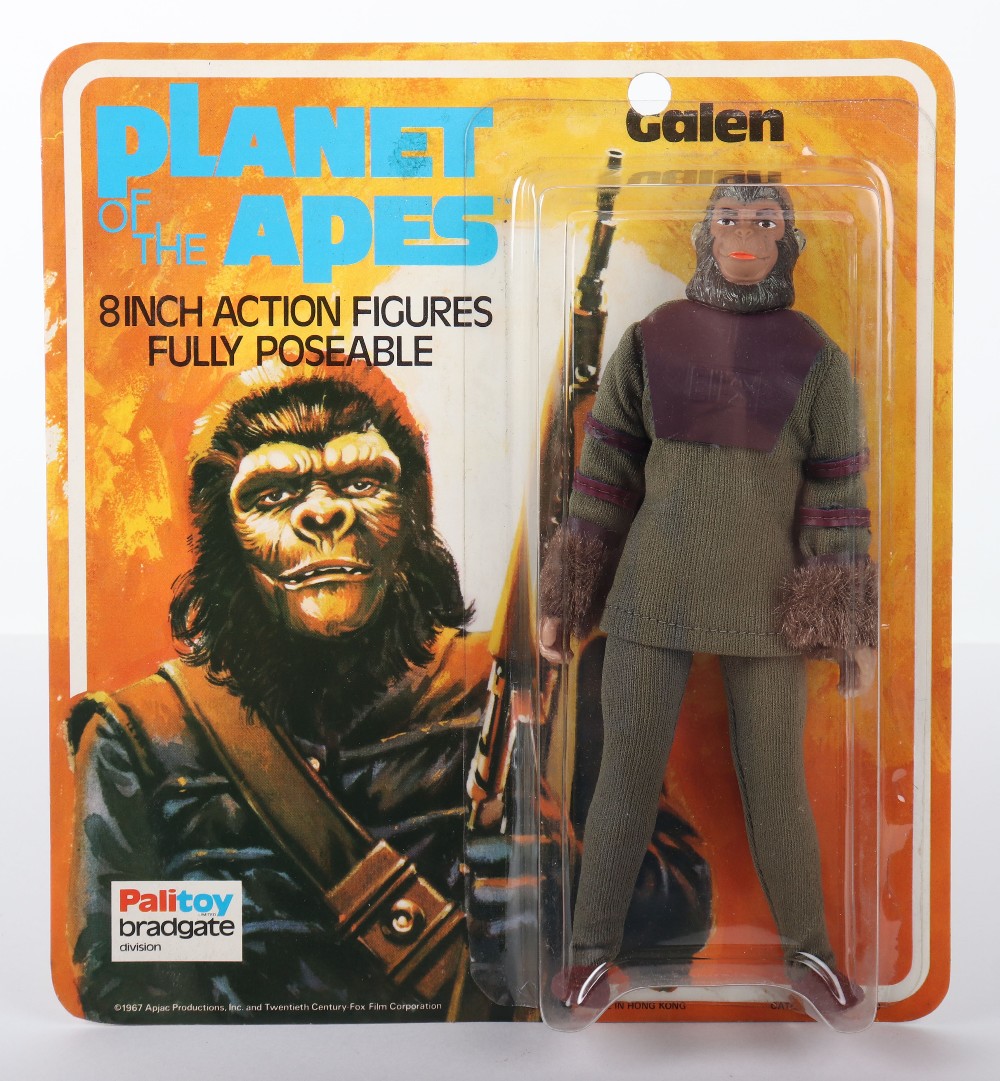 Palitoy Bradgate Division Mego Planet of The Apes Galen Vintage Original Carded fully poseable Figu