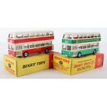 Two Dinky boxed Leyland Atlantean Buses