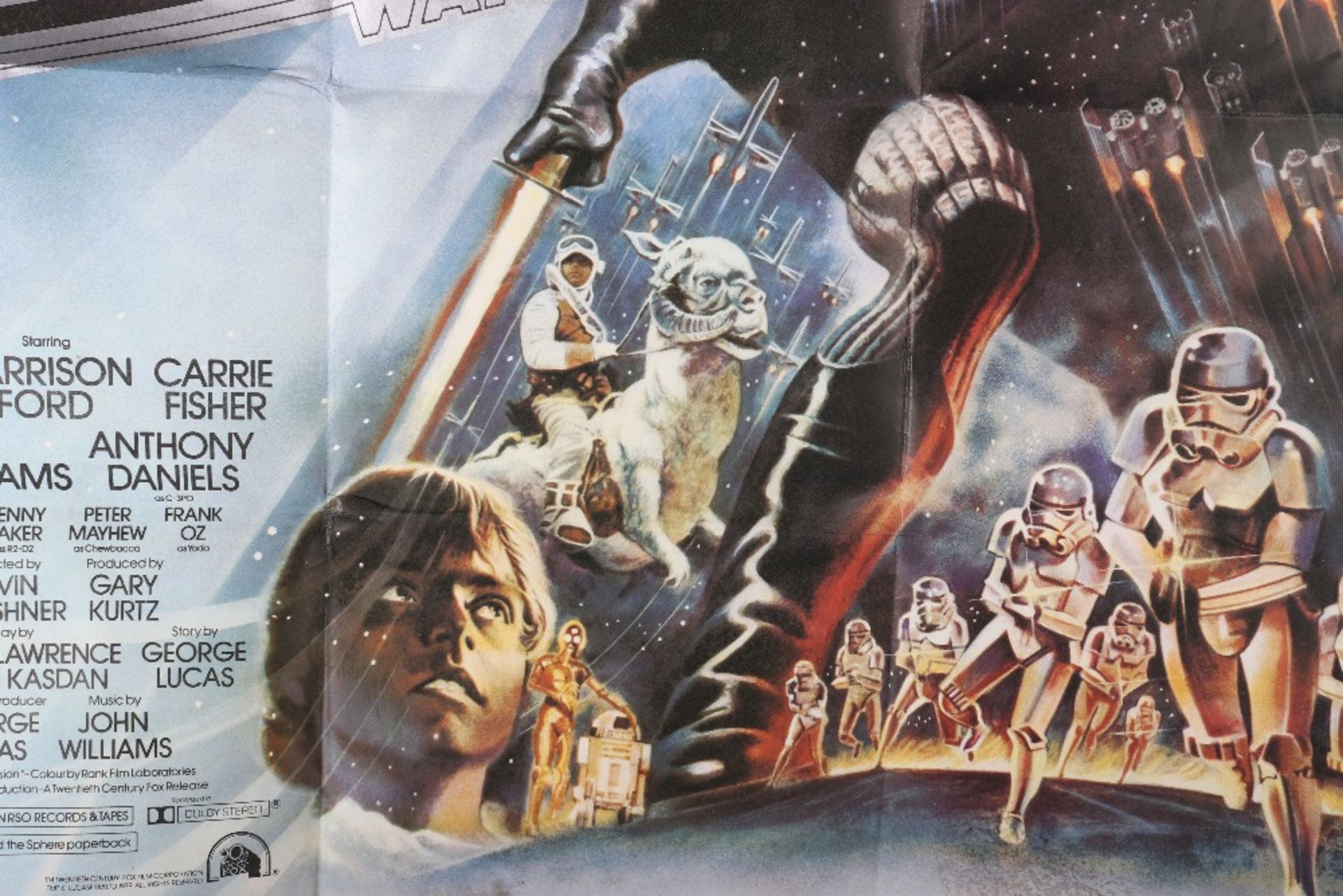 Star Wars The Empire Strikes Back 1980 UK Quad Original Film Poster - Image 8 of 8