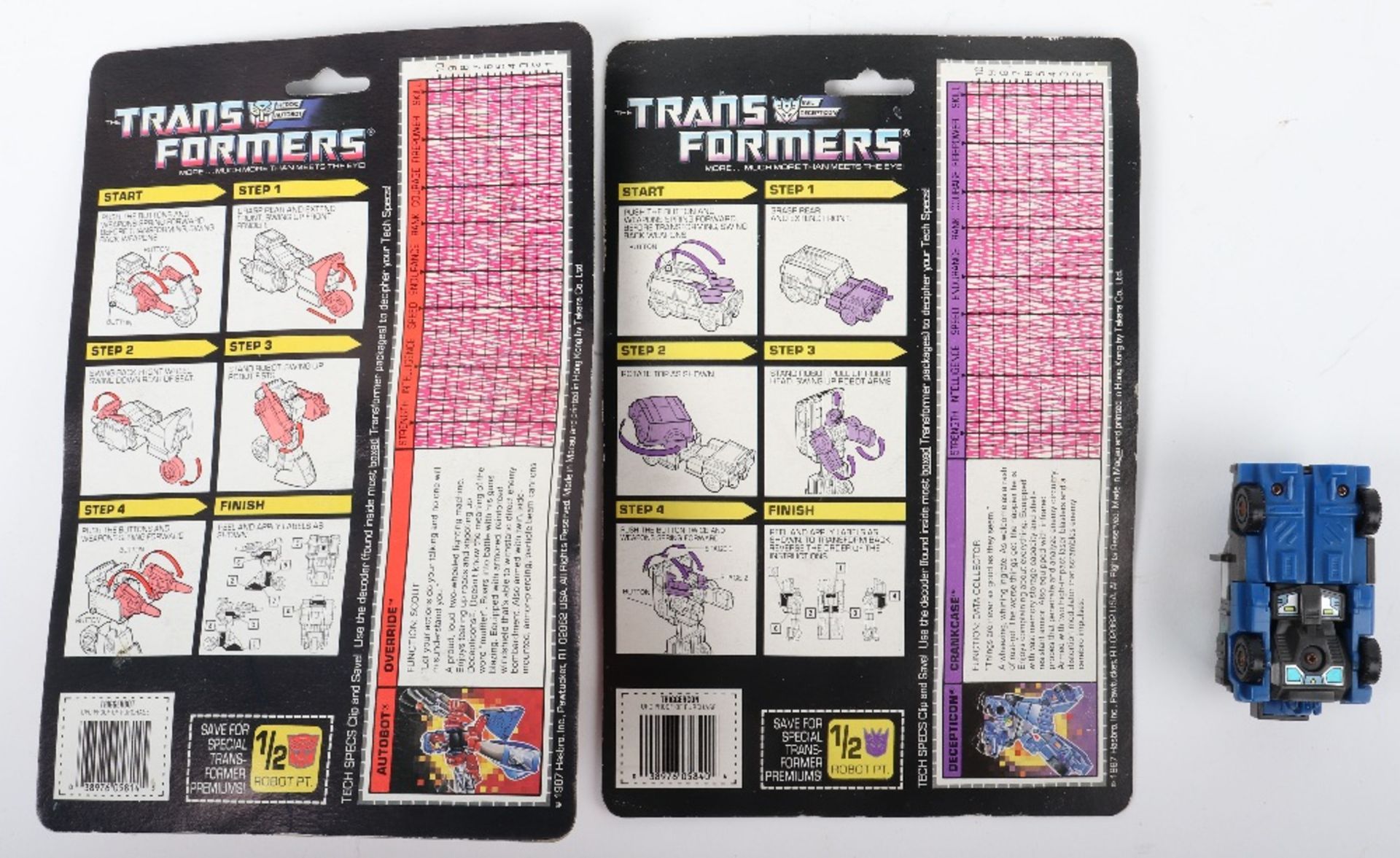 Vintage Hasbro Transformers G1 Triggercon Crankcase and Triggerbot Override - Bild 2 aus 6