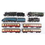 Hornby Dublo 3-rail locomotives and passenger coaches