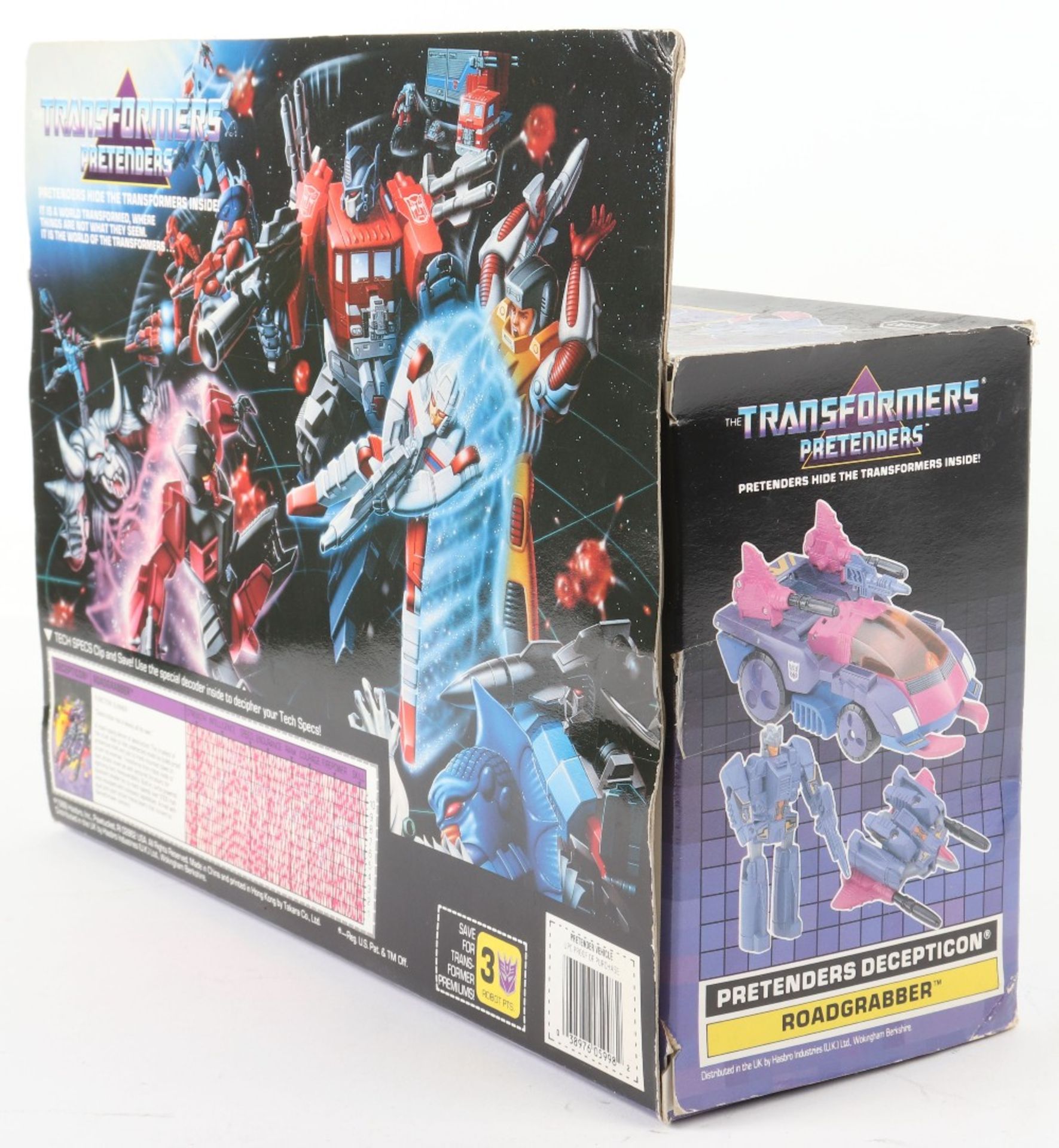 Vintage Hasbro Transformers G1 Pretenders Roadgrabber boxed figure - Bild 10 aus 15
