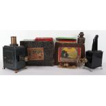 Two boxed tinplate German Magic Lantern, circa 1910