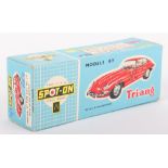 Original Tri-ang Spot On Models 217 Jaguar “E” Type Empty Box