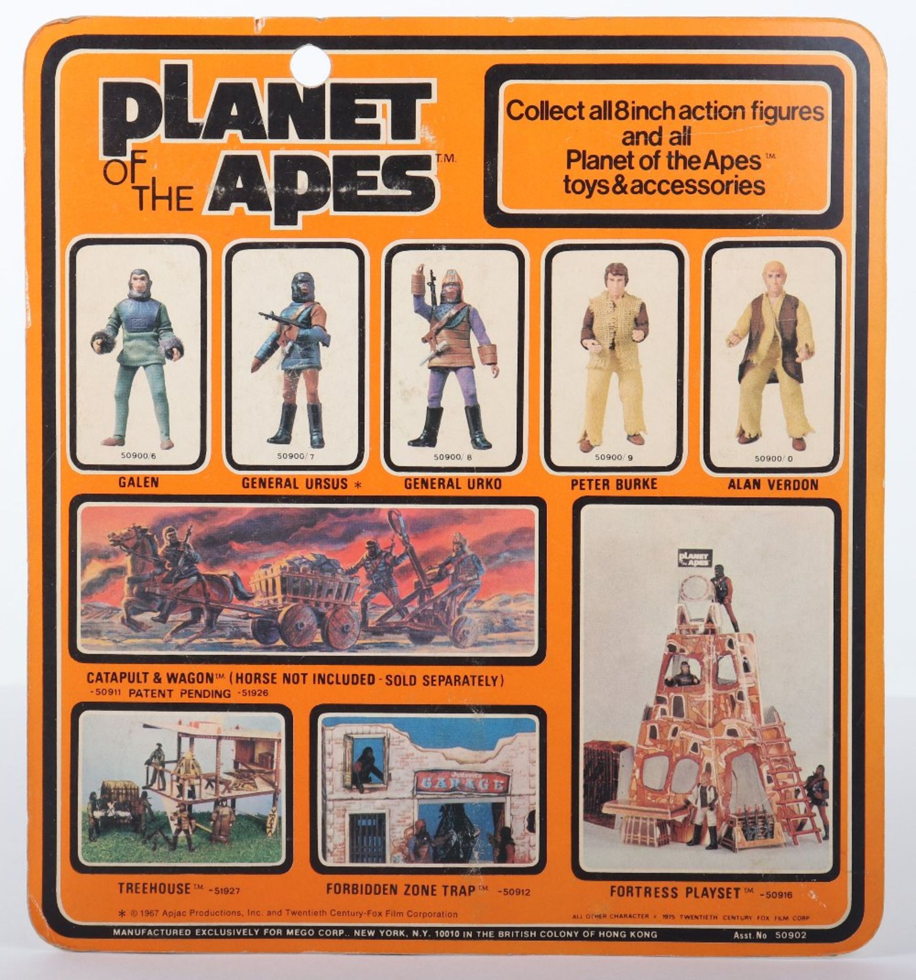 Mego Planet of The Apes Peter Burke Vintage Original Carded fully poseable Figure - Bild 2 aus 4