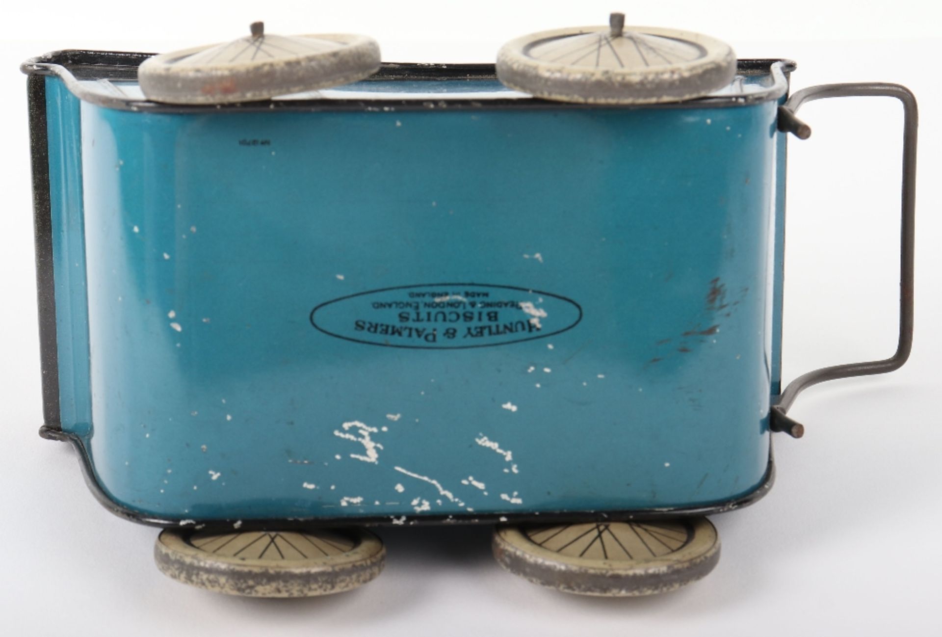 Scarce tinplate Huntley & Palmers Pram biscuit tin, circa 1930 - Bild 5 aus 6