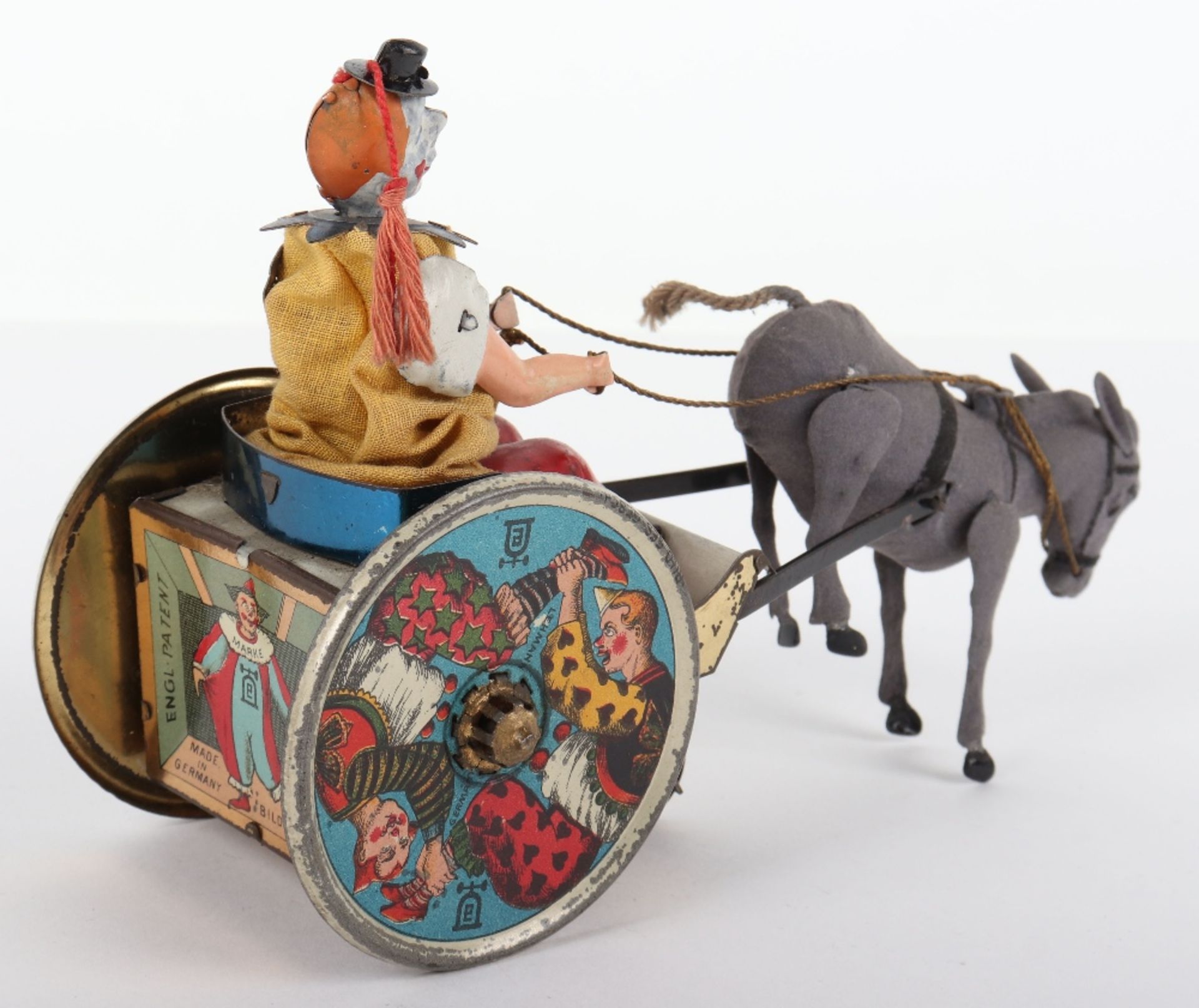 Lehmann (Germany) Tinplate Clockwork The Balky Mule Stubborn Donkey - Image 3 of 4