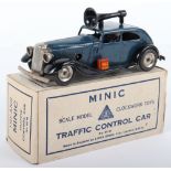 Tri-ang Minic Pre War 29M Traffic Control Tinplate Police Car