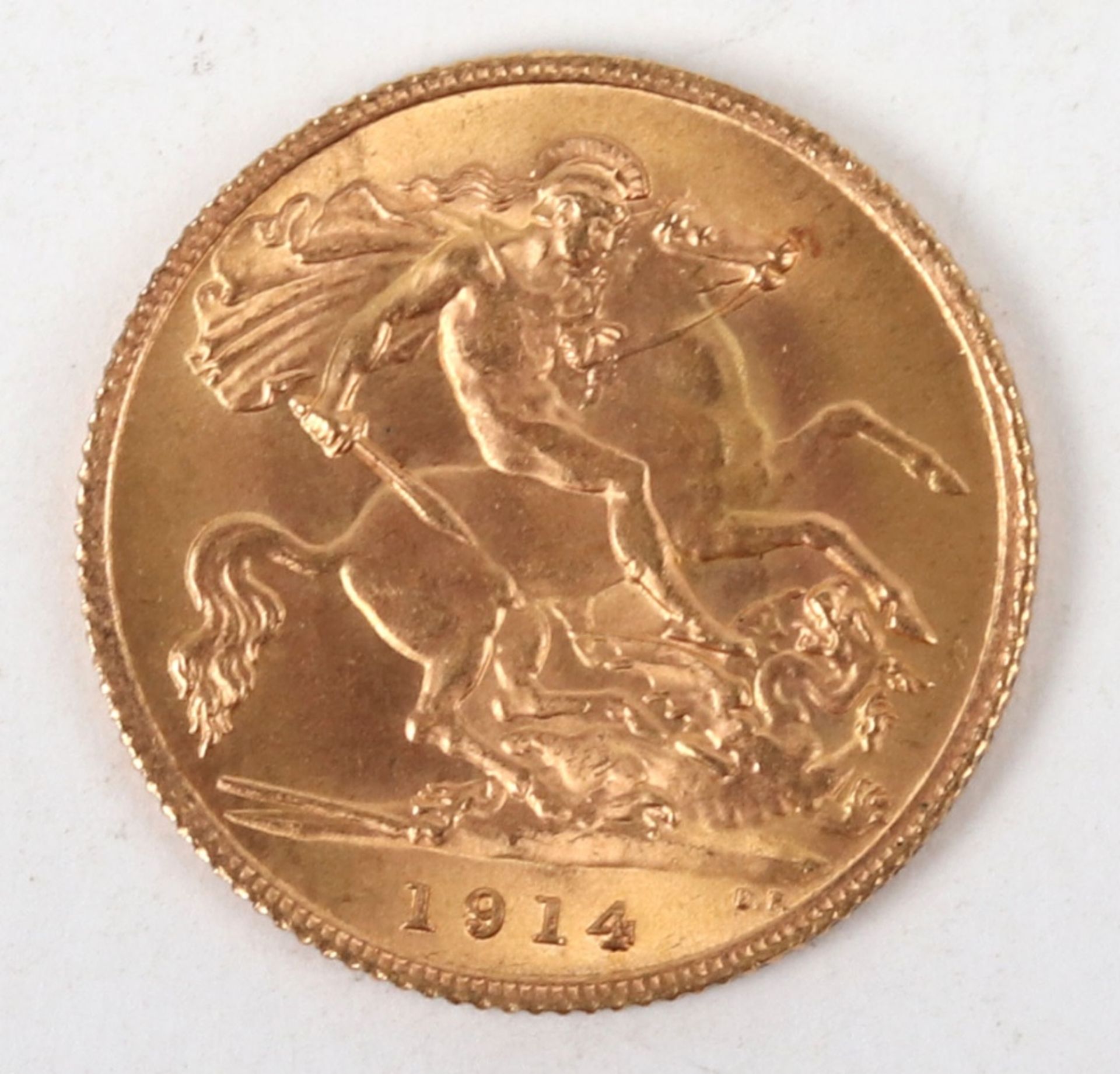 George V, 1914 Half Sovereign - Bild 2 aus 2