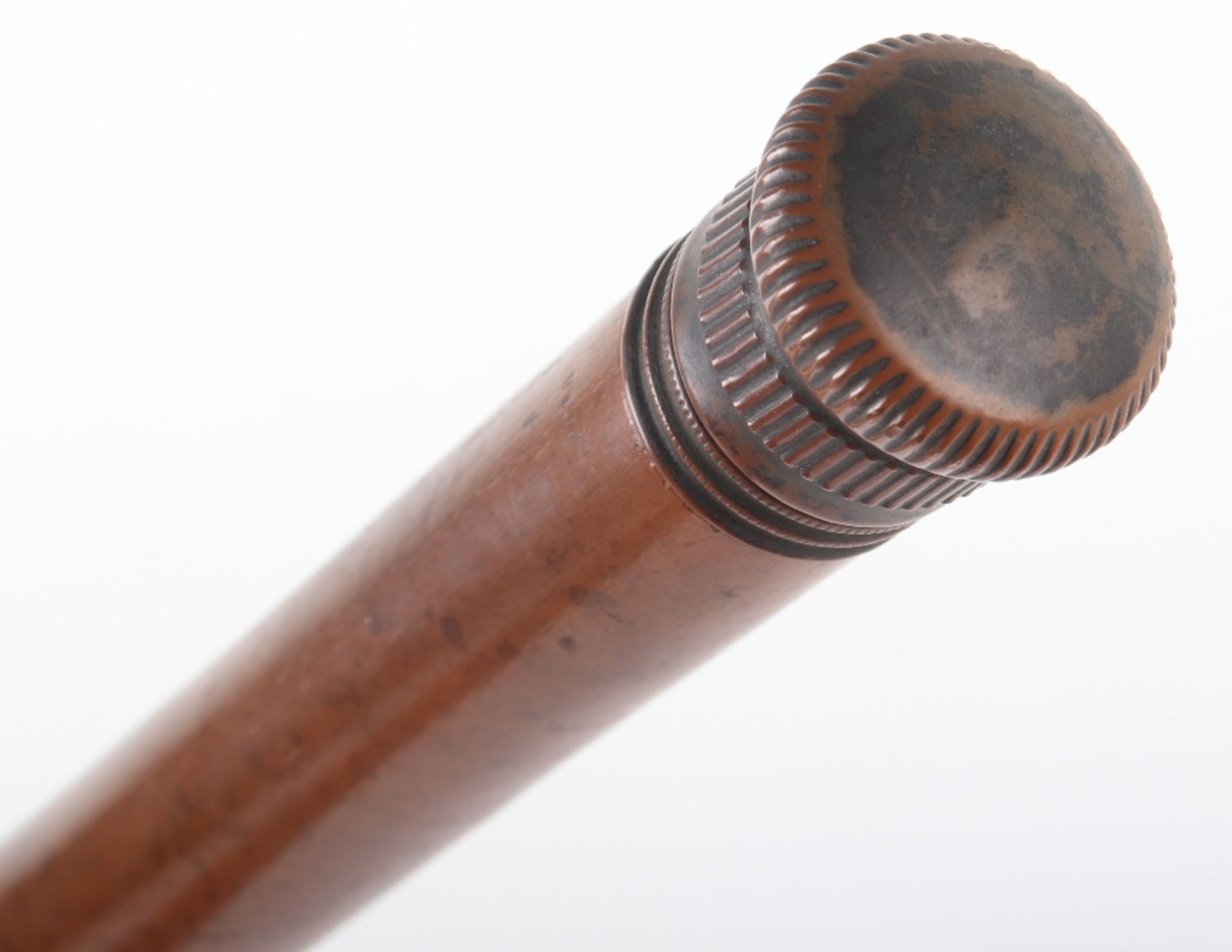 An Edwardian malacca ‘tipplers’ walking cane - Bild 9 aus 10