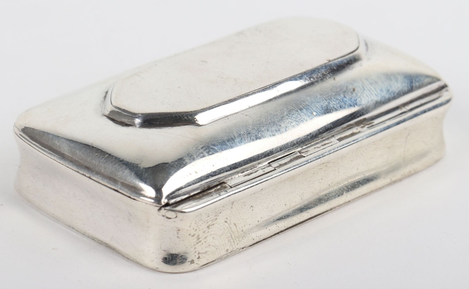 A Georgian silver snuff box, John Thropp, Birmingham 1814 - Image 5 of 8