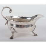 A George II gravy boat, London 1752