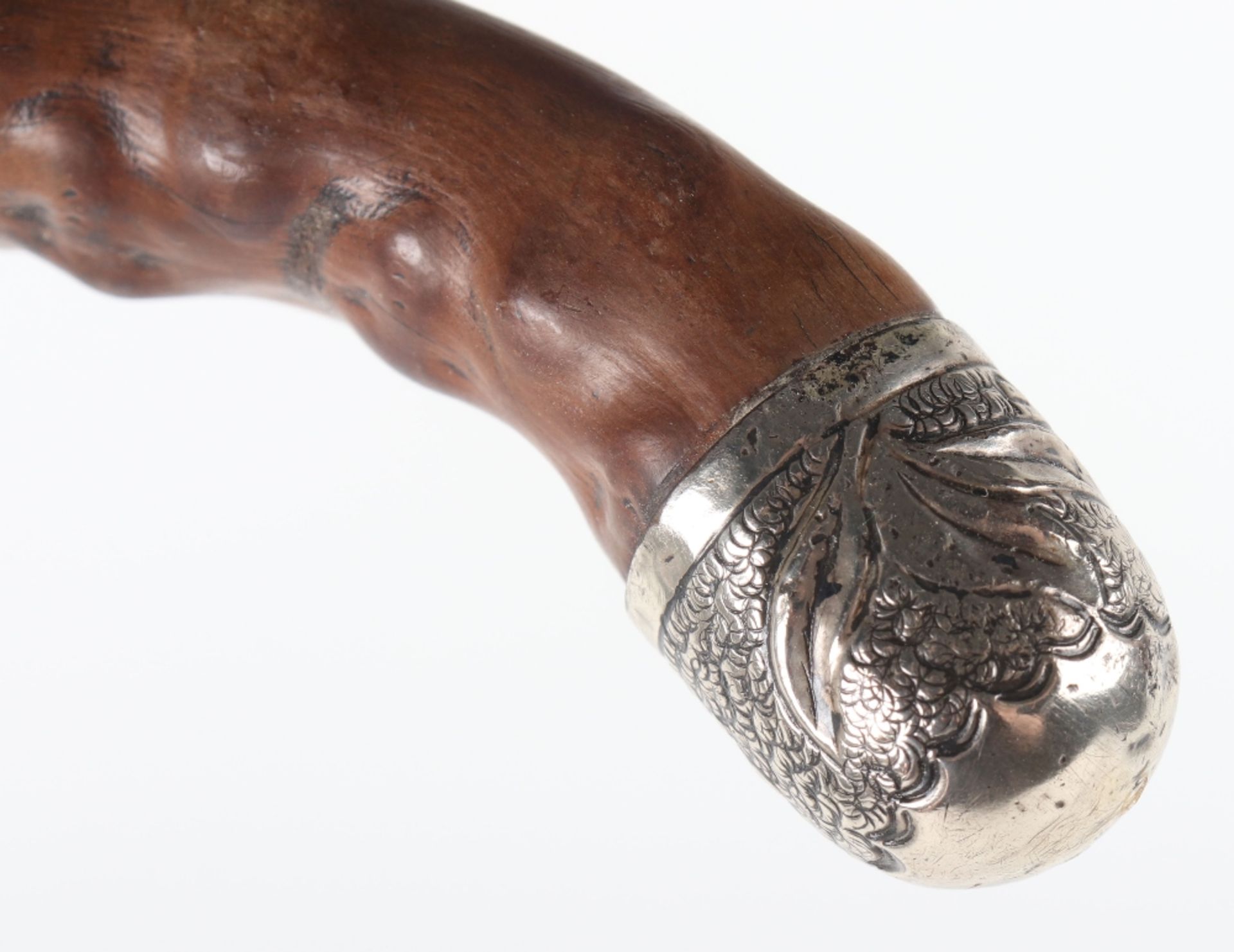 A silver and malacca walking stick, London 1856 - Bild 23 aus 26