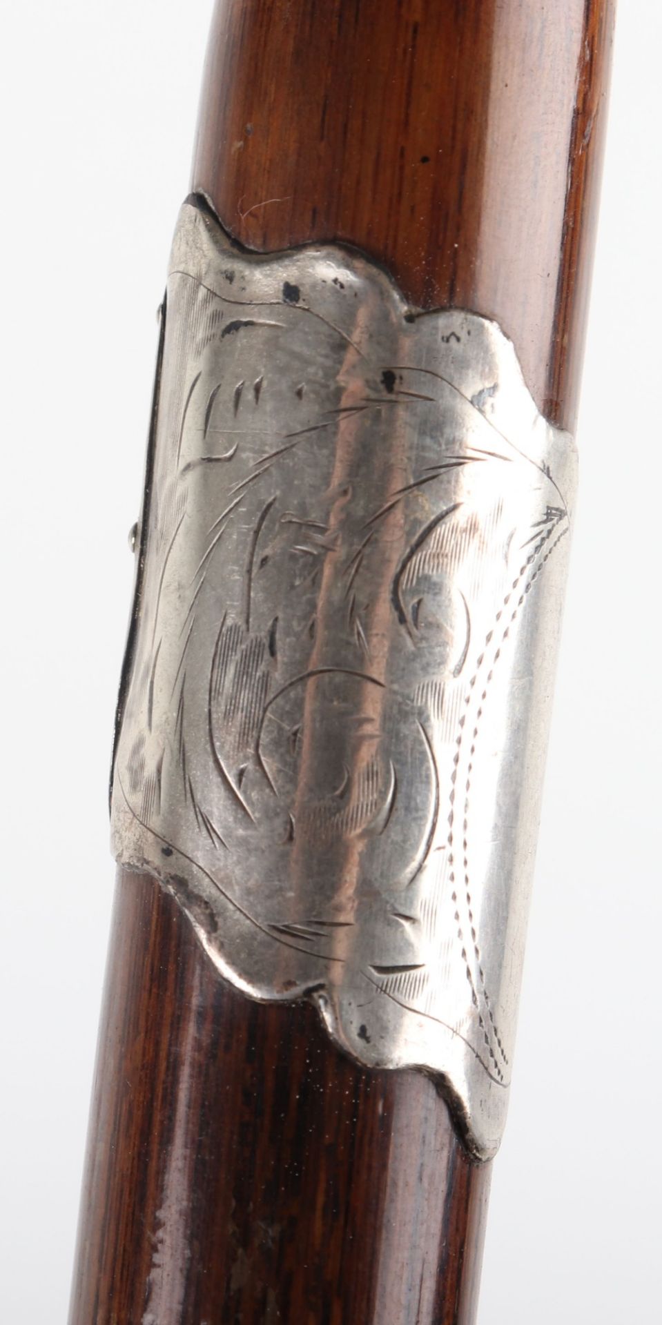 A silver and malacca walking stick, London 1856 - Bild 9 aus 26