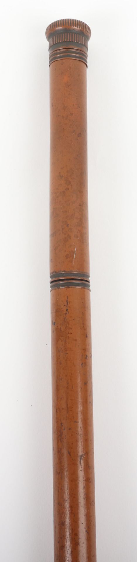 An Edwardian malacca ‘tipplers’ walking cane - Bild 5 aus 10