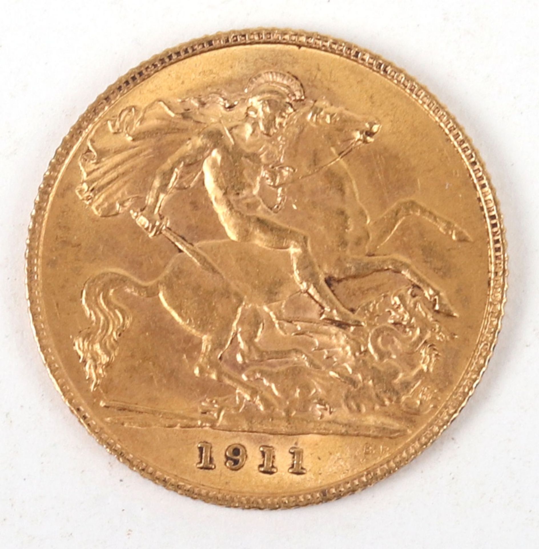 George V, 1911 Half Sovereign - Bild 2 aus 2